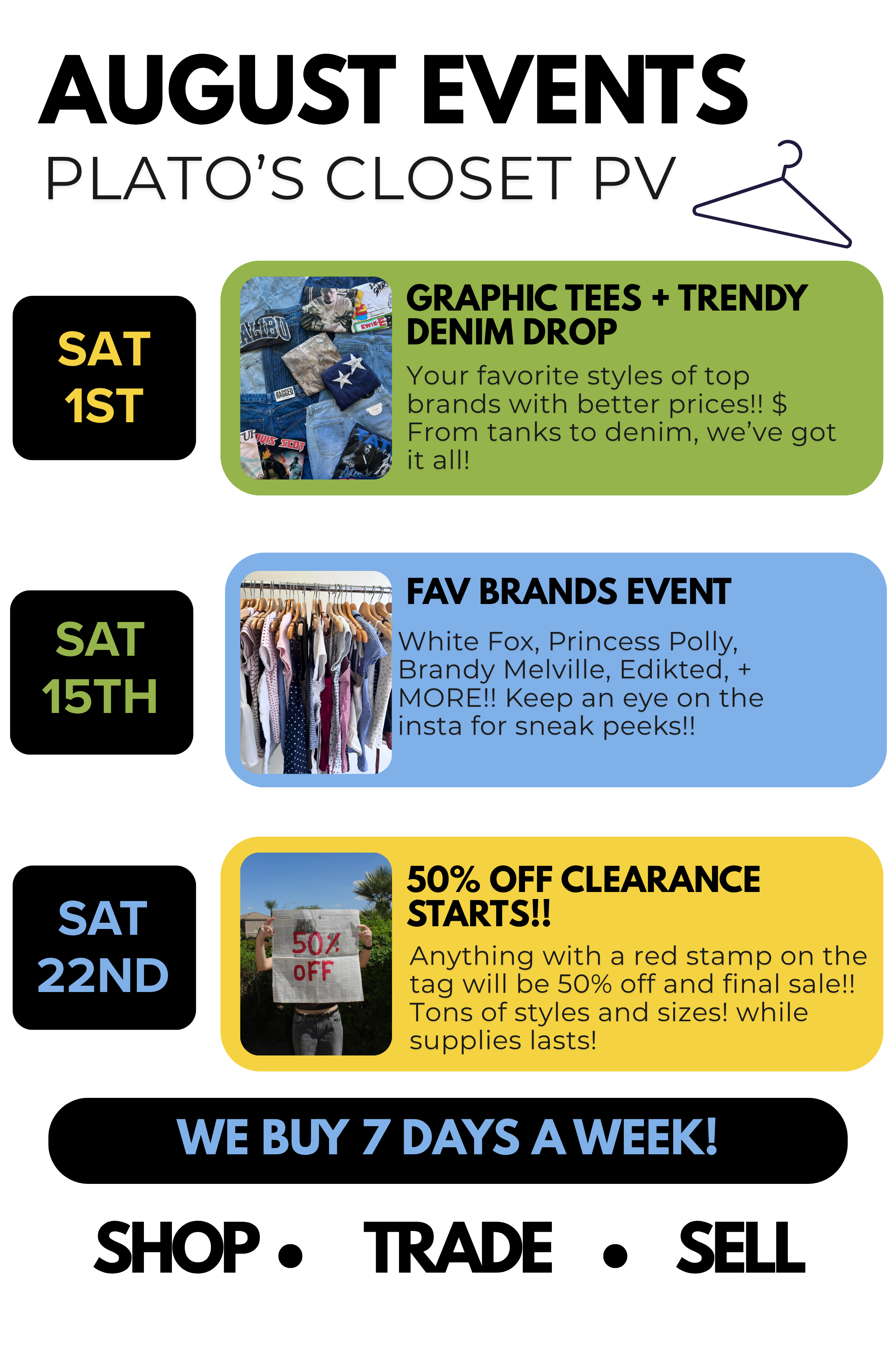calendar of august events